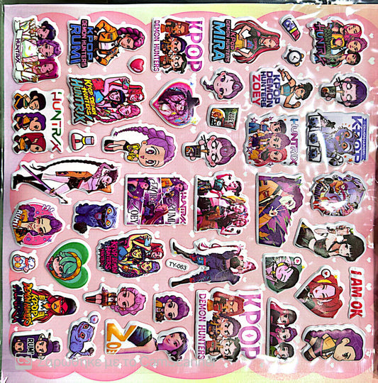 Αυτοκόλλητα - Stickers K-pop Demon Hunters 76PCS
