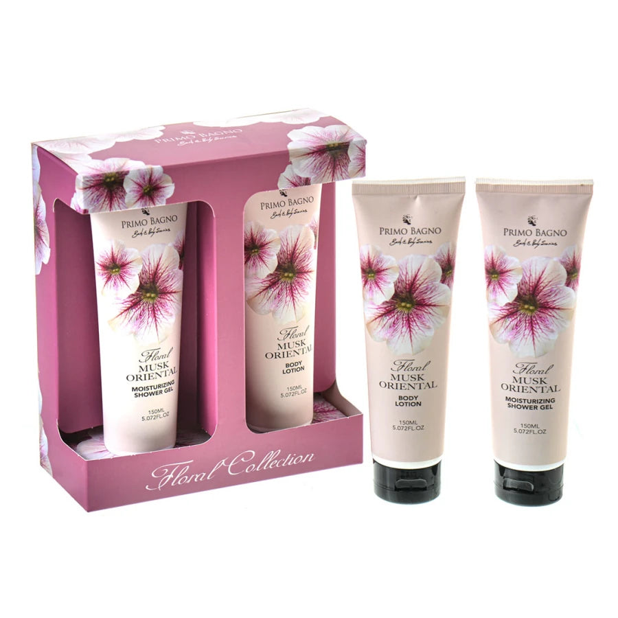 Beauty Box 2pcs Musk Oriental Shower Gel 150ml & Body Lotion 150ml