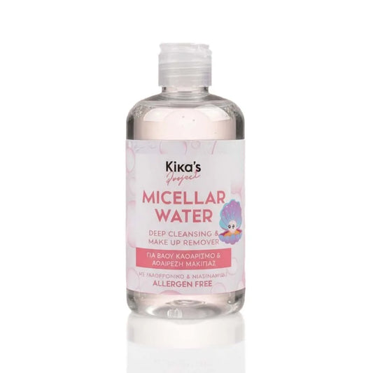 Kika’s Project Micellar Water με Υαλουρονικό & Νιασιναμίδη για Βαθύ Καθαρισμό & Αφαίρεση Μακιγιάζ 250ml
