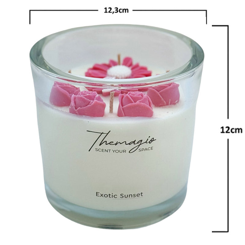 Αρωματικό Κερί Σόγιας Exotic Sunset 700gr