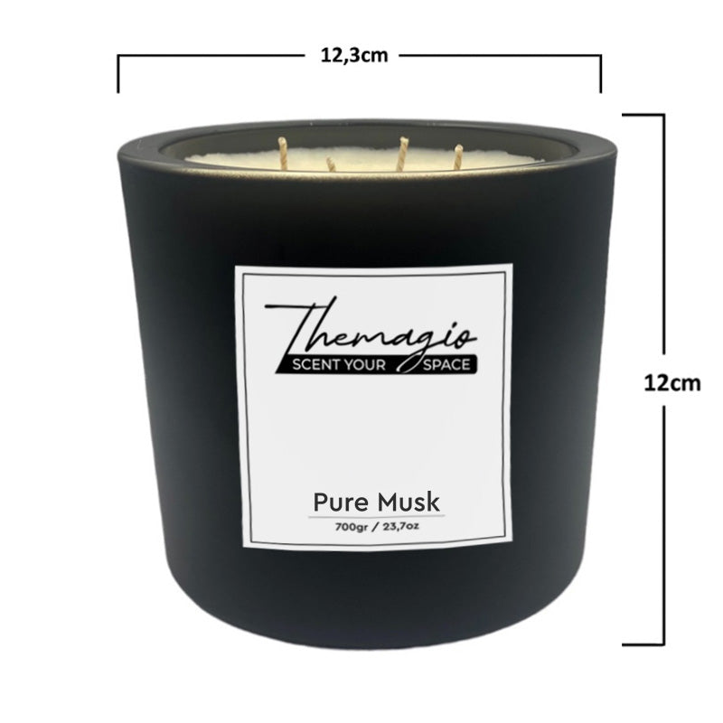 Αρωματικό Κερί Σόγιας Pure Musk 700gr