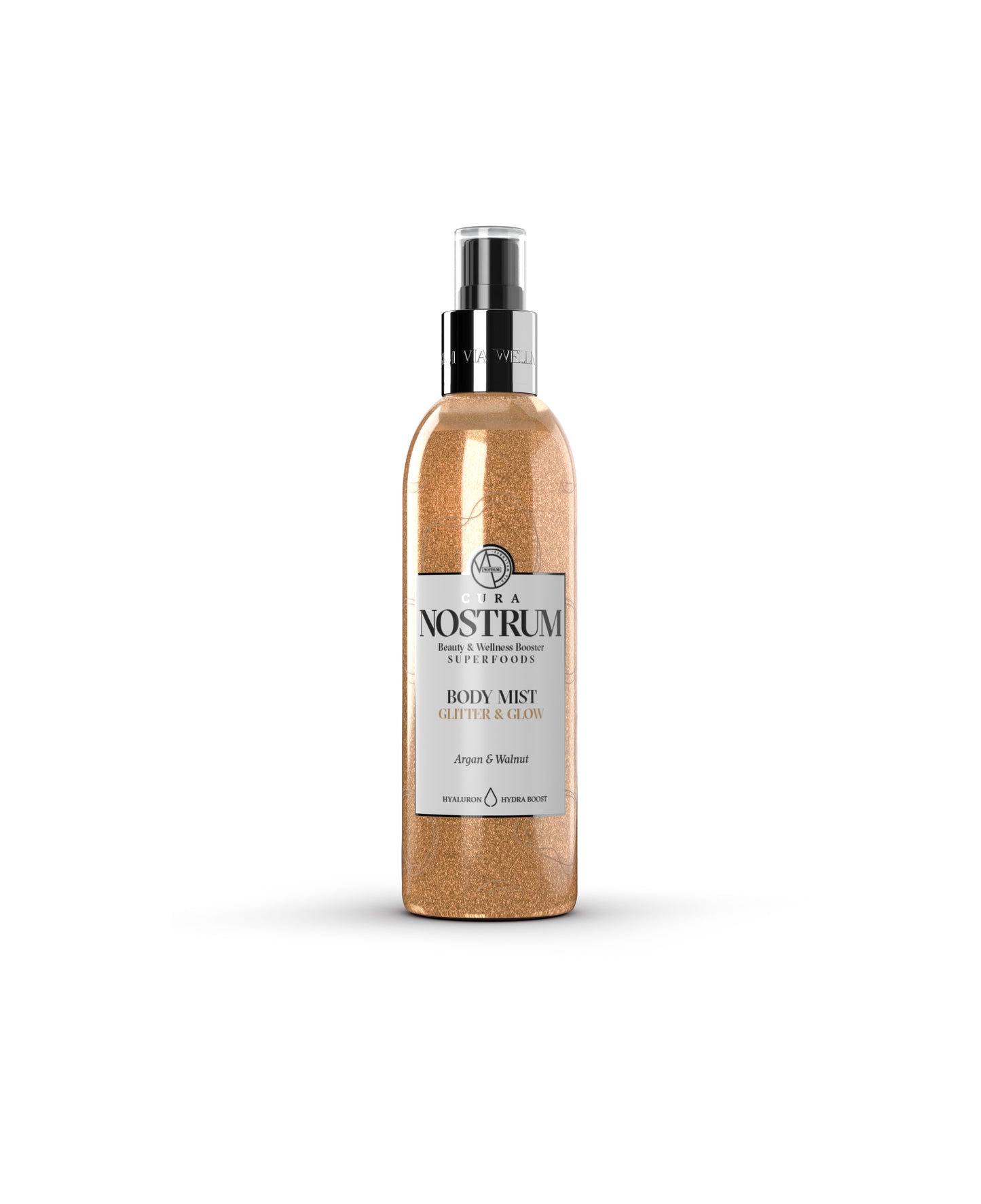 BODY MIST GLITTER & GLOW (200ml) Argan & Walnut