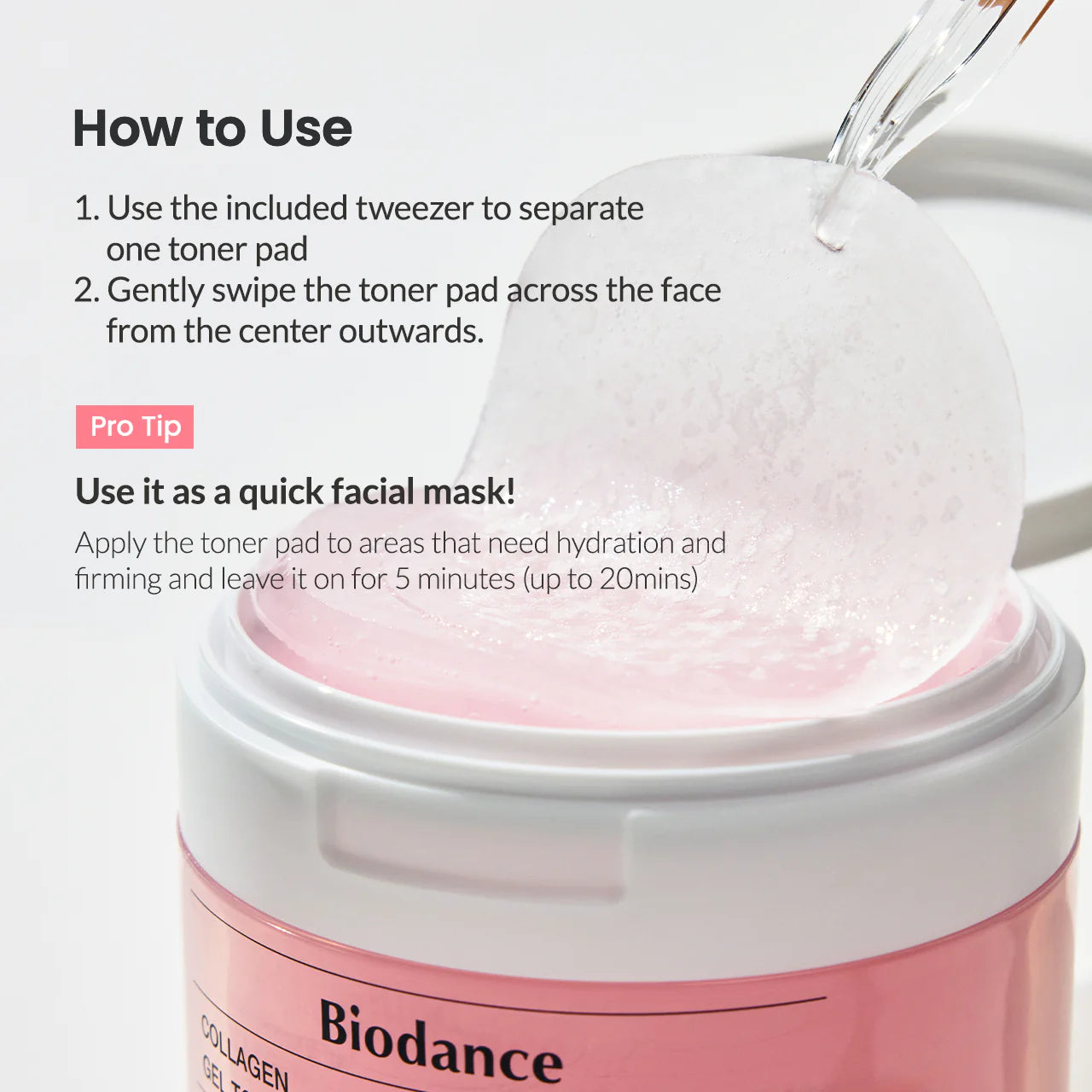 Biodance - Collagen Gel Toner Pad 60pads