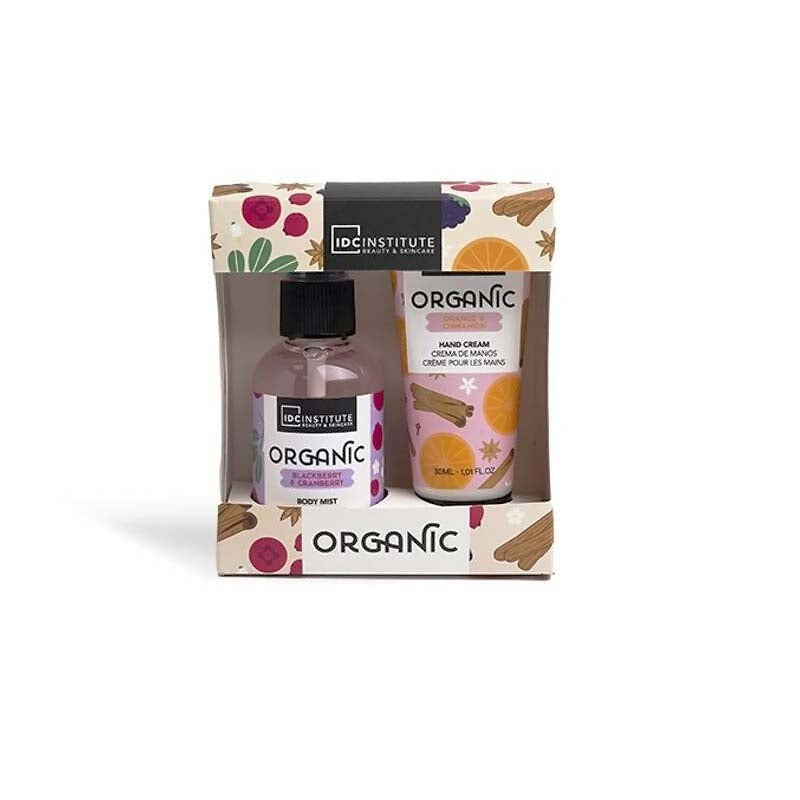 IDC Institute Organic Gift Set 2Pcs – Σετ Περιποίησης Φρούτα & Μπαχαρικά 10 x 11 x 4cm
