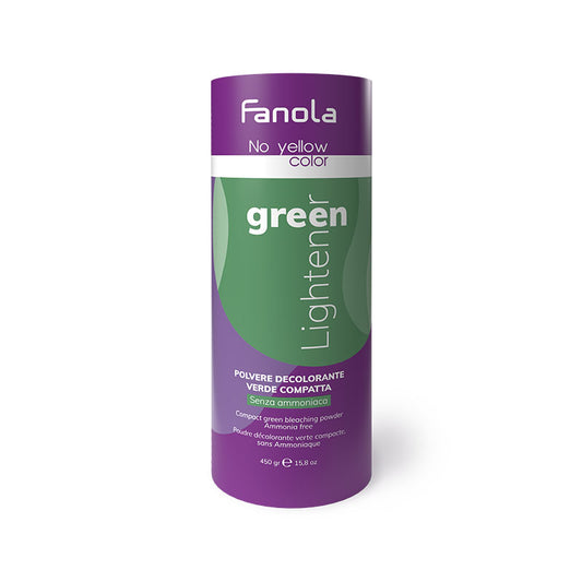 Fanola Ντεκαπάζ πράσινο σε σκόνη χωρίς αμμωνία No yellow color 450gr
