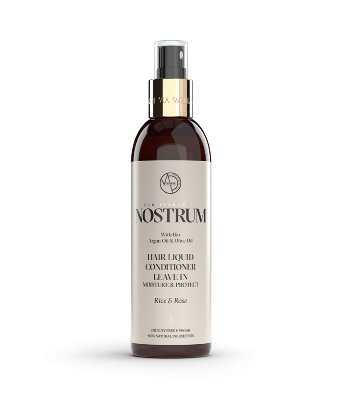HAIR LIQUID CONDITIONER LEAVE IN MOISTURE & PROTECT (200ml) Rice & Rose