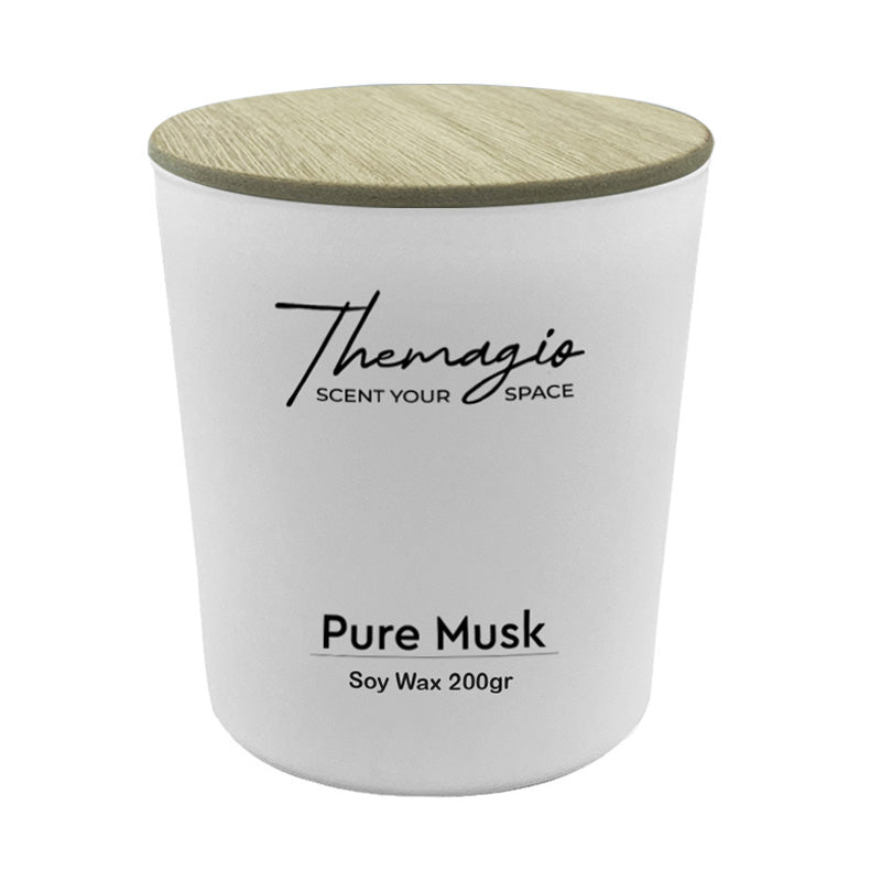 Αρωματικό Κερί Σόγιας Pure Musk 200gr