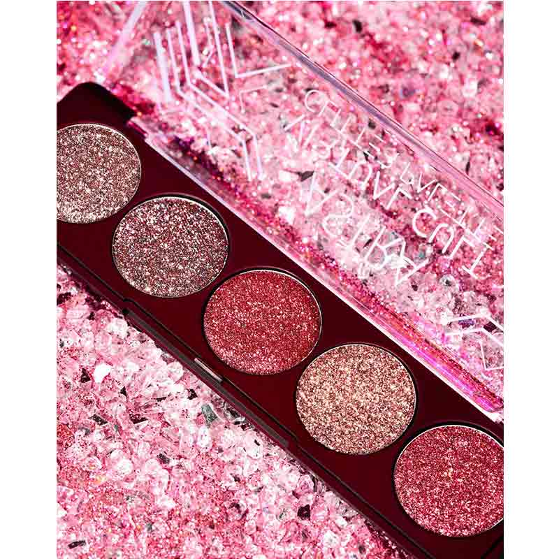 Glitter παλέτα σκιών Virtual Cult Pink