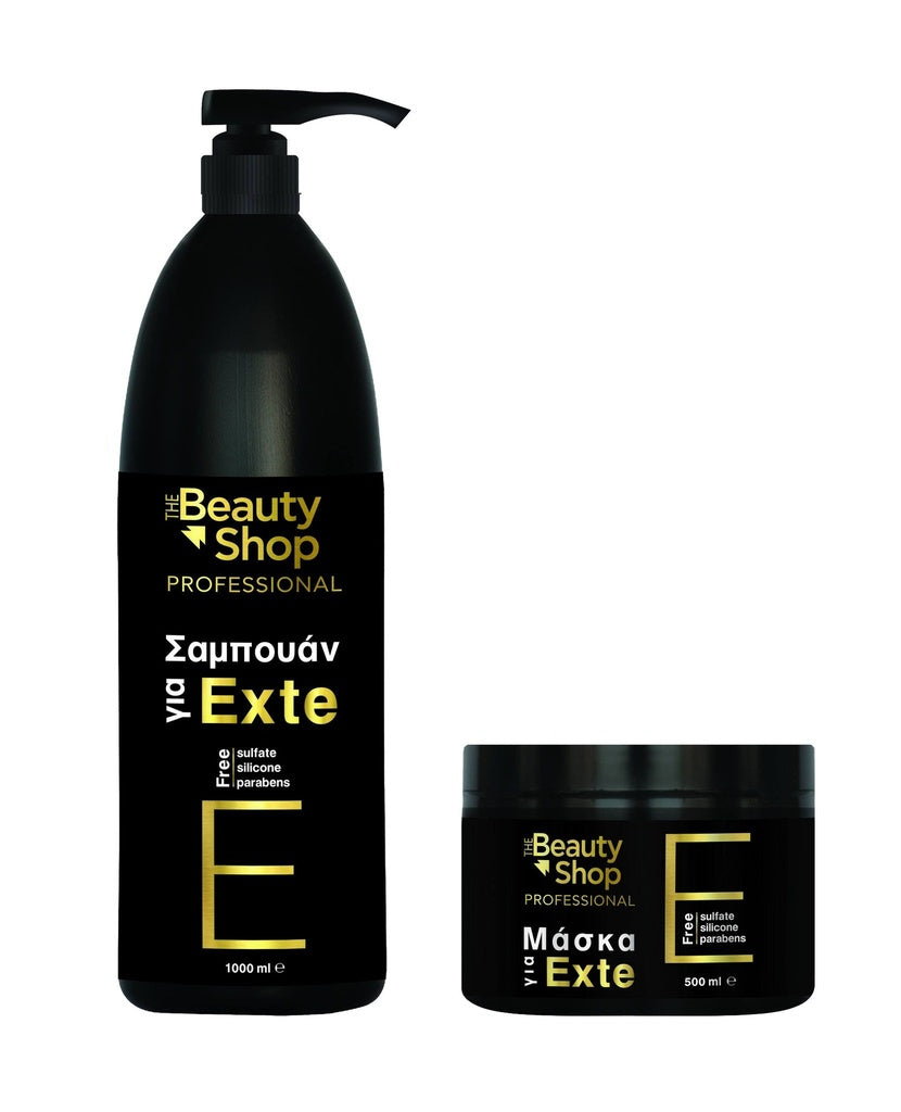 ΣΑΜΠΟΥΑΝ 1000ML ΚΑΙ ΜΑΣΚΑ ΜΑΛΛΙΩΝ 500ML ΓΙΑ EXTENSIONS