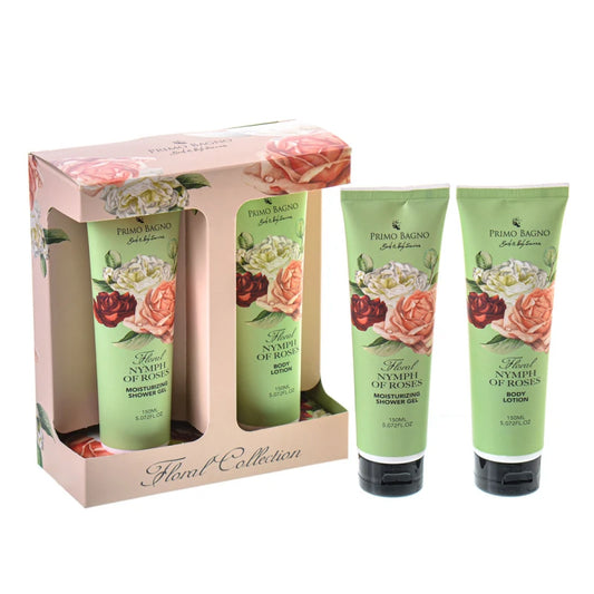 Beauty Box Nymph Of Roses Shower Gel 150ml & Body Lotion 150ml