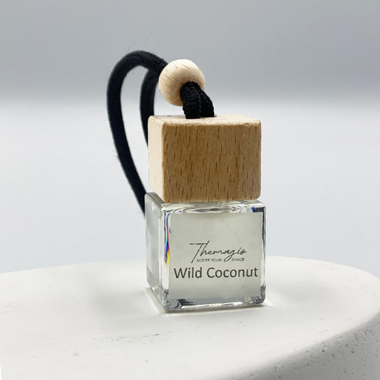 Αρωματικό Αυτοκινήτου Wild Coconut 7ml κρεμαστό με ξύλινο καπάκι