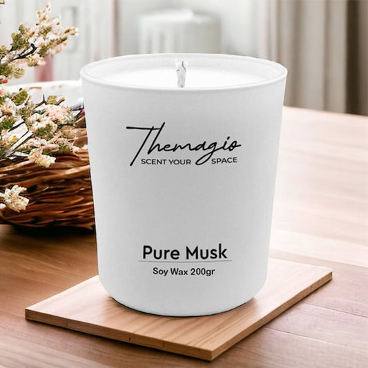 Αρωματικό Κερί Σόγιας Pure Musk 200gr